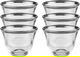 طقم فناجين قهوة سعودية زجاج السيف غاليري، 60 مل، 6 قطع - شفاف product image 1