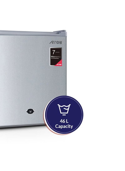 ثلاجة ميني بار ديفروست ارو، 46 لنر، 1.6 قدم، RO1-69L - فضي product image 7
