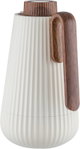 Glory Sumo Thermos, 1 liter, wooden handle, glass interior, pusher - wooden beige product image 3
