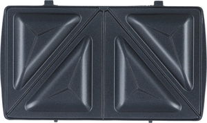 سخان ساندويتش 3×1 إديسون، 750 واط، 3 ألواح، JS-803A - أسود فضي product image 7