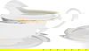 Alsaif Gallery Porcelain Dinner Set, 166 Pieces, Red-White Pattern product image 14