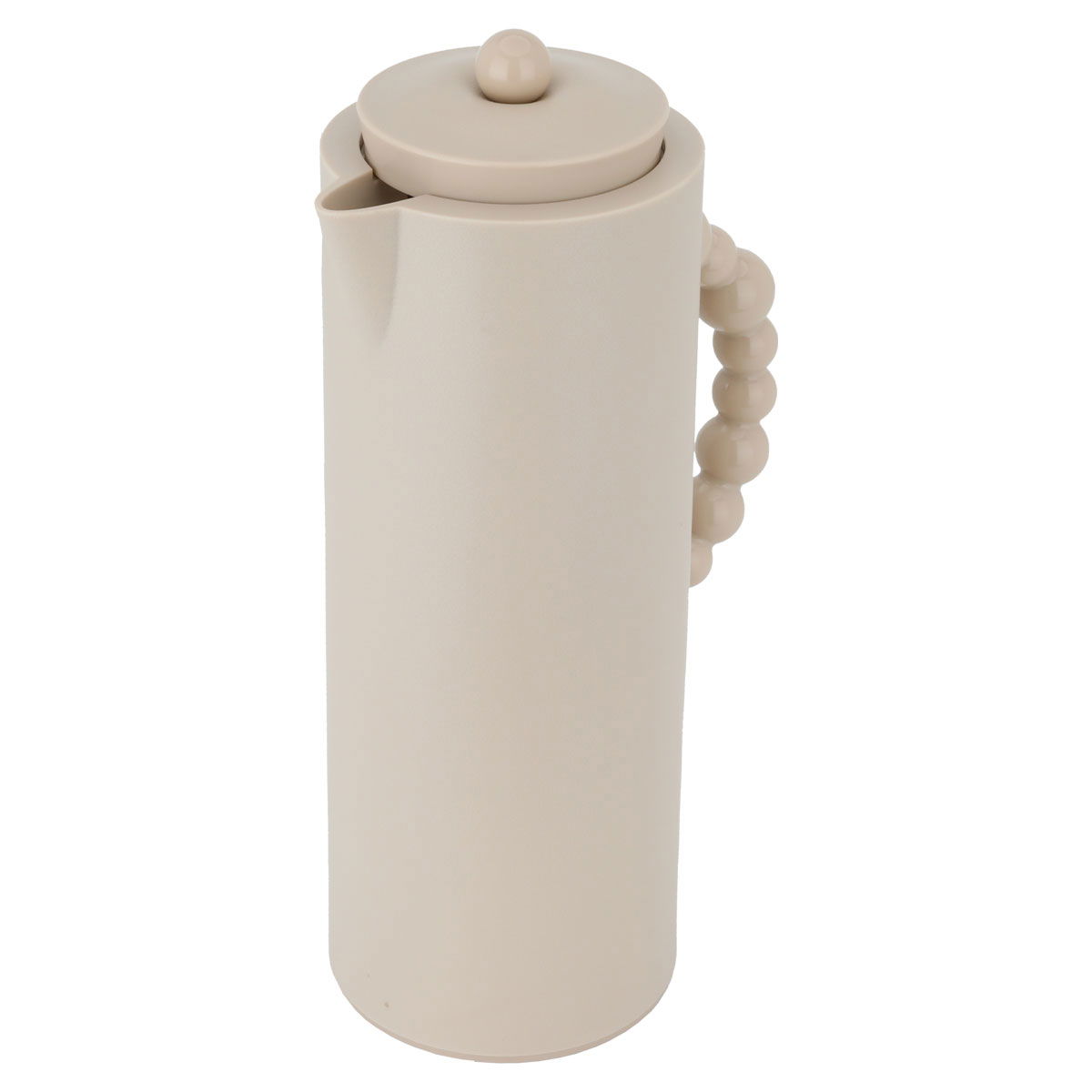Al Saif Gallery Royal 7 glass thermos, 1 liter, plastic outer shell - brown product image 2