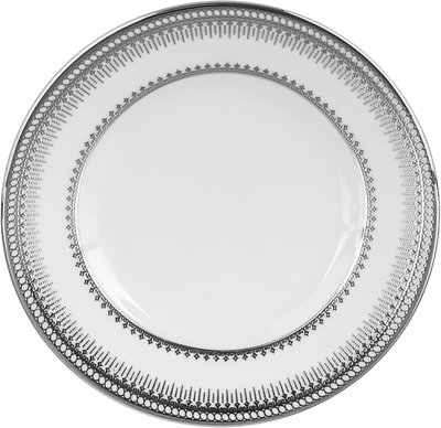 Ridge Porcelain Dinnerware Set, 122 Pieces - White Silver product image 11