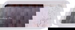 صينية تقديم بلاستيك السيف غاليري، 28×21×2 سم، مستطيل - أبيض بني product image 1