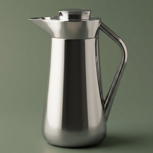 Al-Saif Gallery Al-Huda Stainless Steel Thermos,  0.7 Liter, Self-Service, Push-Button - Silver product image