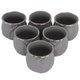 طقم فناجين قهوة عربي بورسلان السيف غاليري، 6 قطع - موف ذهبي product image 2