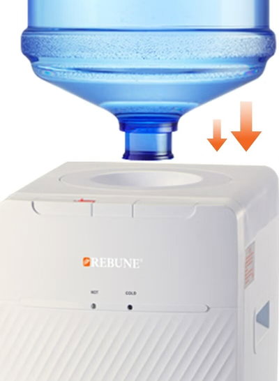 مبرد مياه ريبون، 630 واط، 5 لتر، 2 صنبور، بارد/ساخن، RE-8-019 - ابيض product image 2