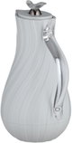 Glory Layal Thermos, 1 Liter, Glass Interior, Transparent Handle, Push-Button Lid - Light Gray product image 3