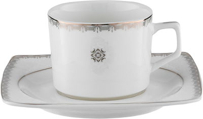 طقم سفرة فلورا بورسلان السيف غاليري، 166 قطعة - أبيض product image 15