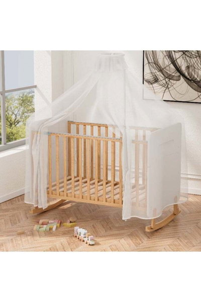 سرير اطفال خشب فان مومنت، 120×60 سم - خشبي ابيض product image 2