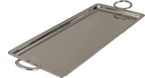 طوفرية تقديم استيل الجهوري، 55x25 سم - كروم product image 2