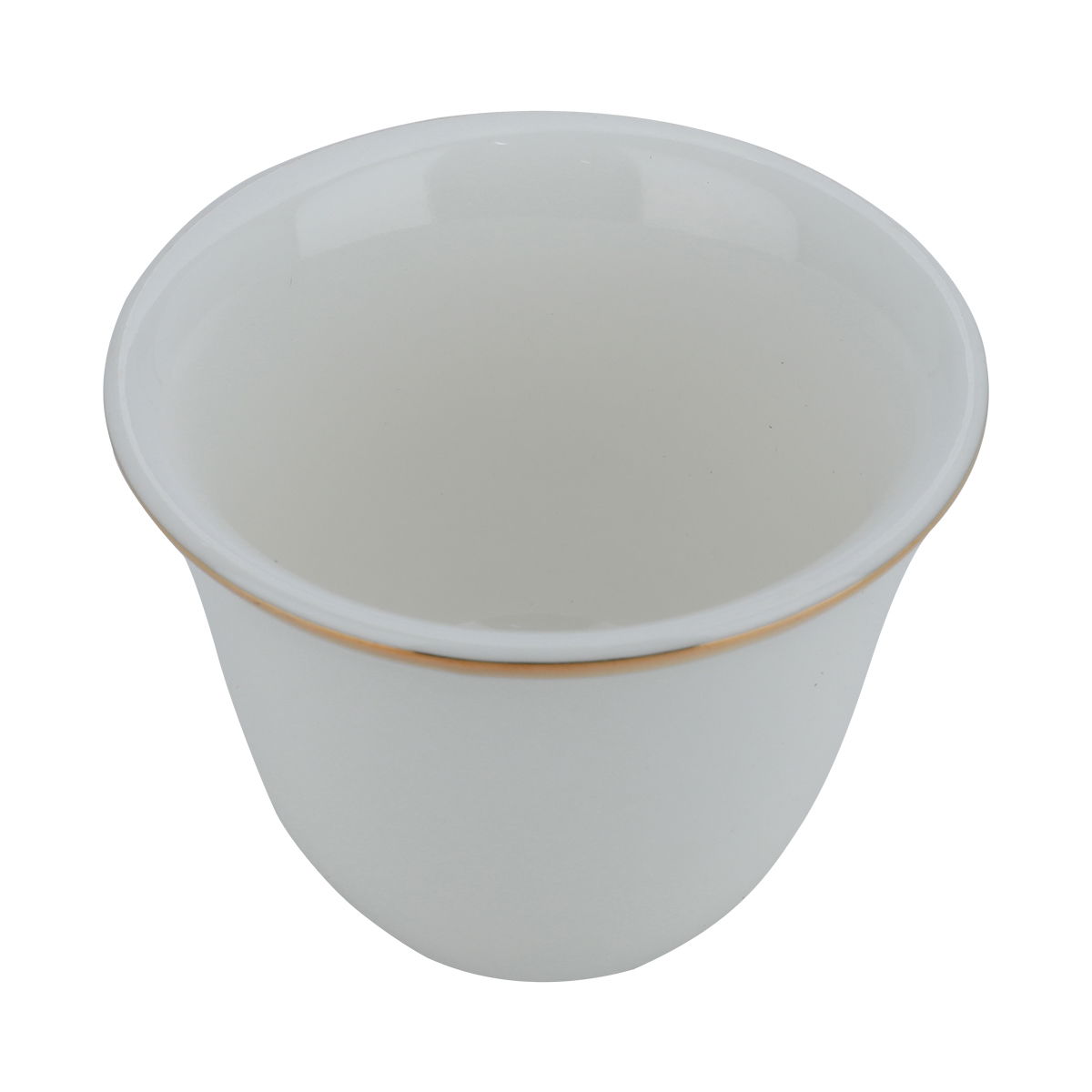 Al Saif Gallery porcelain coffee cups, gilded, 12 pieces - white product image 3