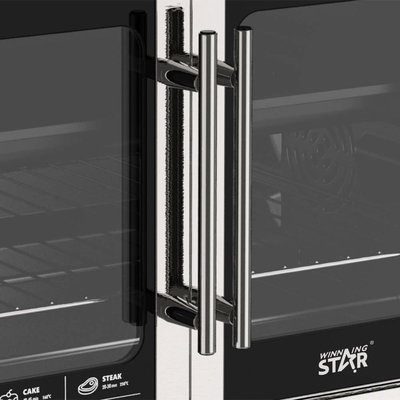 فرن كهربائي ويننج ستار، 45 لتر، 2000 واط، اضاءة داخلية، ST-9850 - فضي product image 7