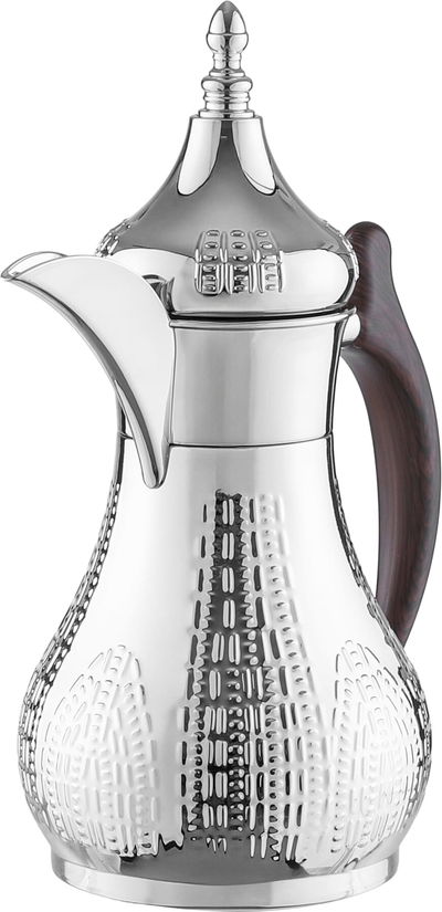 ترمس هيلة استيل السيف غاليري، 700 مل، يد خشب - فضي product image 2