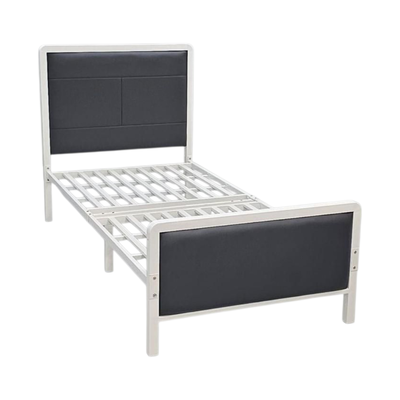 سرير حديد، 35×90×190 سم - أبيض product image 3