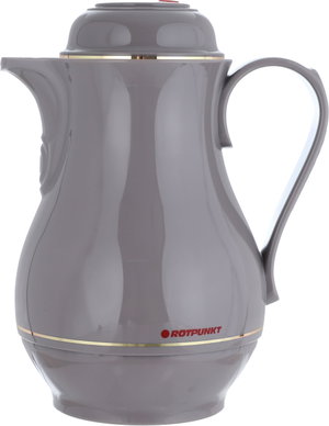 Rotpont Thermos, 500 ml, plastic outer shell, glass inner shell, plastic outer shell - gray product image 2