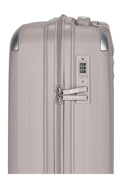 طقم شنط سفر بولي بروبيلين ليمرا، 3 مقاسات، 4 عجلات، بزاوية 360 درجة، LMA-PP511 - بيج product image 5