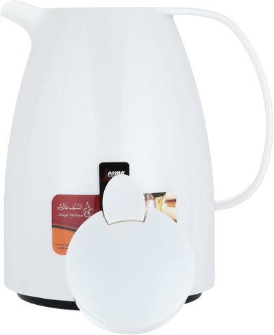 ترمس ليما، 1 لتر، حافظة داخلية زجاج، ضغاط - لؤلؤي product image 4