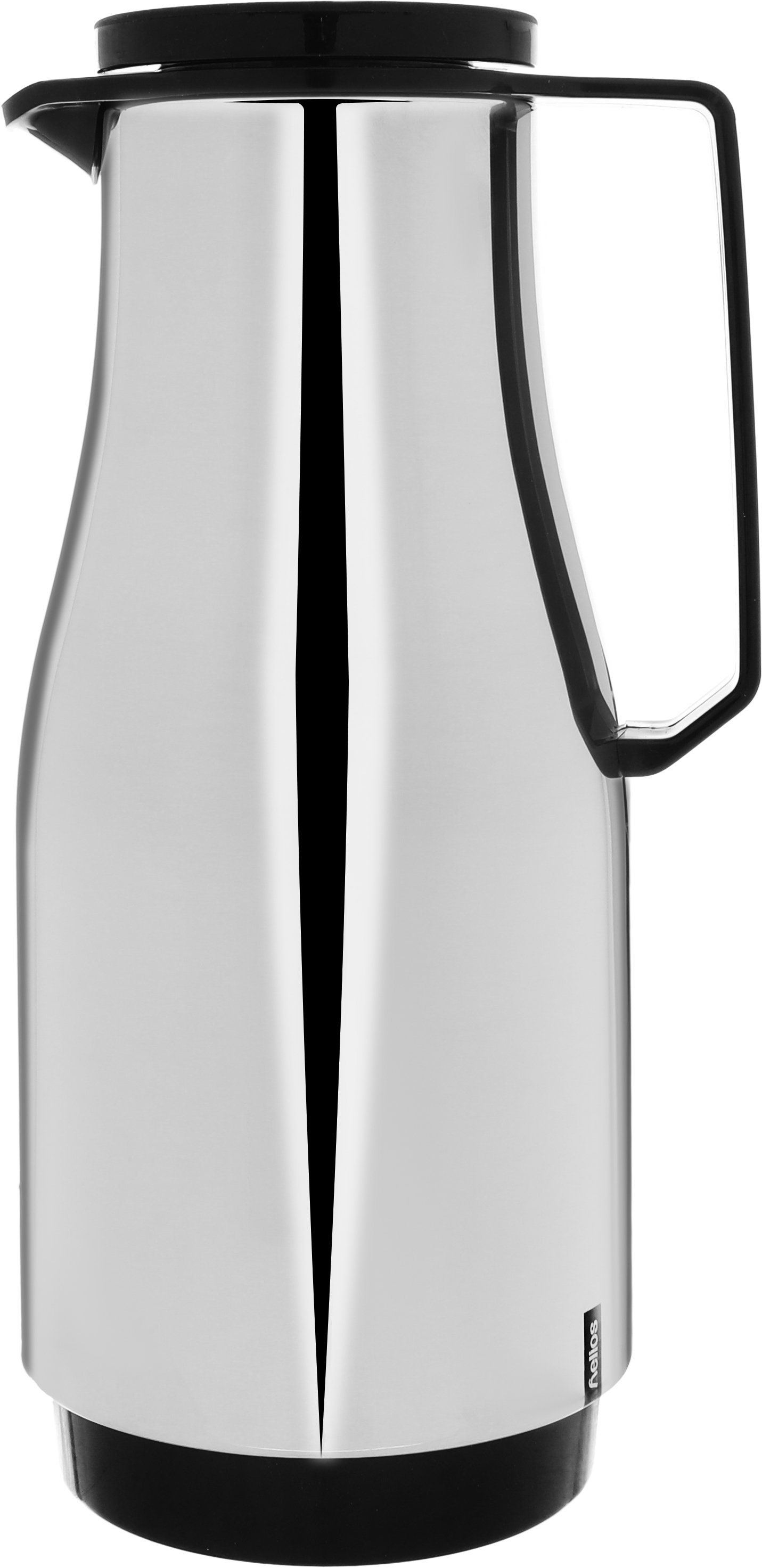 Helios thermos, 1.5 liters, glass inner container, plastic outer shell - silver black product image