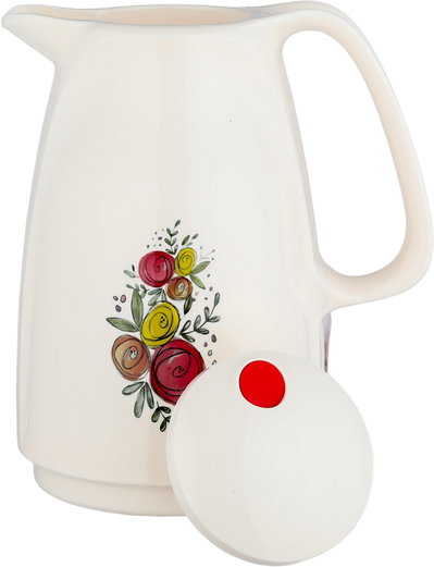 Rootpunkt 225 Plastic Thermos, 0.5 Liter, Glass Inner Container, Self-Service - Creamy product image 5