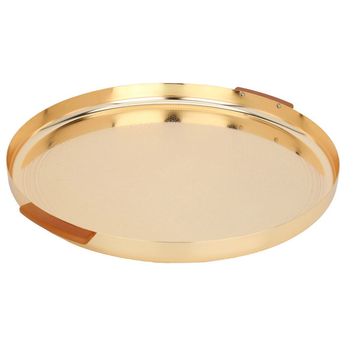 Tofaria Steel Al Saif Gallery, Round - Gold product image 2