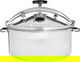 Alsaif Plus Aluminum Pressure Cooker, 105 Liters - Silver product image 1