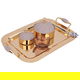 Al Saif Gallery steel tofreya set, 2 dates, 4-piece lid - gold product image 1