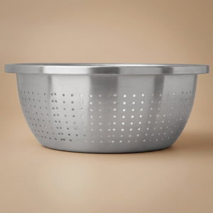 Al Saif Gallery Steel Rice Strainer, 24 Cm - Silver product image