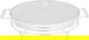 Wahj Al Masa Ceramic Heater, 12 Inch, Oval, Base - Silver White product image 1
