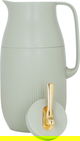 Al Saif Gallery Royal 6 thermos, 1.6 liters, glass inner container, plastic outer shell - light green product image 3