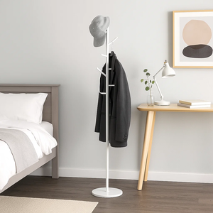 علاقة ملابس مودرن معدن، ارتفاع 185 سم - ابيض product image