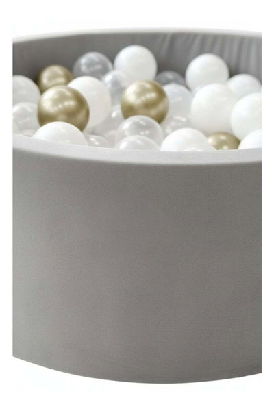 حوض كرات اسفنجية فان مومنت، 90×30 سم، 50 كرة - رمادي product image 5