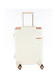 طقم شنط سفر ABS ليمرا، 5 مقاسات، 4 عجلات، زاويه 360 درجة، LMA-1464 - بيج ذهبي product image 3