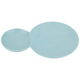 Al Saif Gallery porcelain plate divided into two parts, 20x13 cm, round - green product image 1