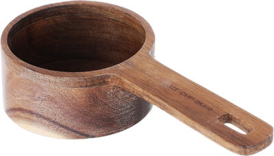 Al Saif Gallery Wooden Measuring Cups Set, 60/80/125/250 ml, 4 Pieces - Brown product image 4
