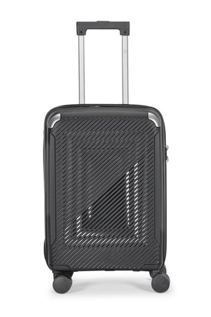 طقم شنط سفر بولي بروبيلين ليمرا، 3 مقاسات، 4 عجلات، بزاوية 360 درجة، LMA-PP515 - رمادي غامق product image 2