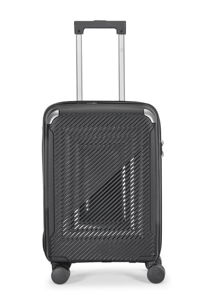 طقم شنط سفر بولي بروبيلين ليمرا، 3 مقاسات، 4 عجلات، بزاوية 360 درجة، LMA-PP515 - رمادي غامق product image 2