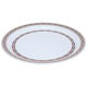 Al Saif Gallery melamine plate, 45 x 45 cm, round, Asiri pattern - white product image 2