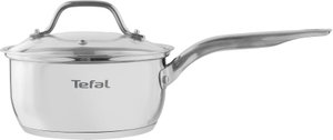 Tefal Deep Stainless Steel Frying Pan with Lid, 16 cm, Side Handle - Silver product image 2
