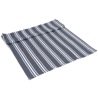 طقم منشفة فايبر السيف غاليري، 3 قطع - أبيض مع رمادي product image 2