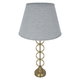 اباجورة استيل إديسون، 1 لمبة - رمادي ذهبي product image 3