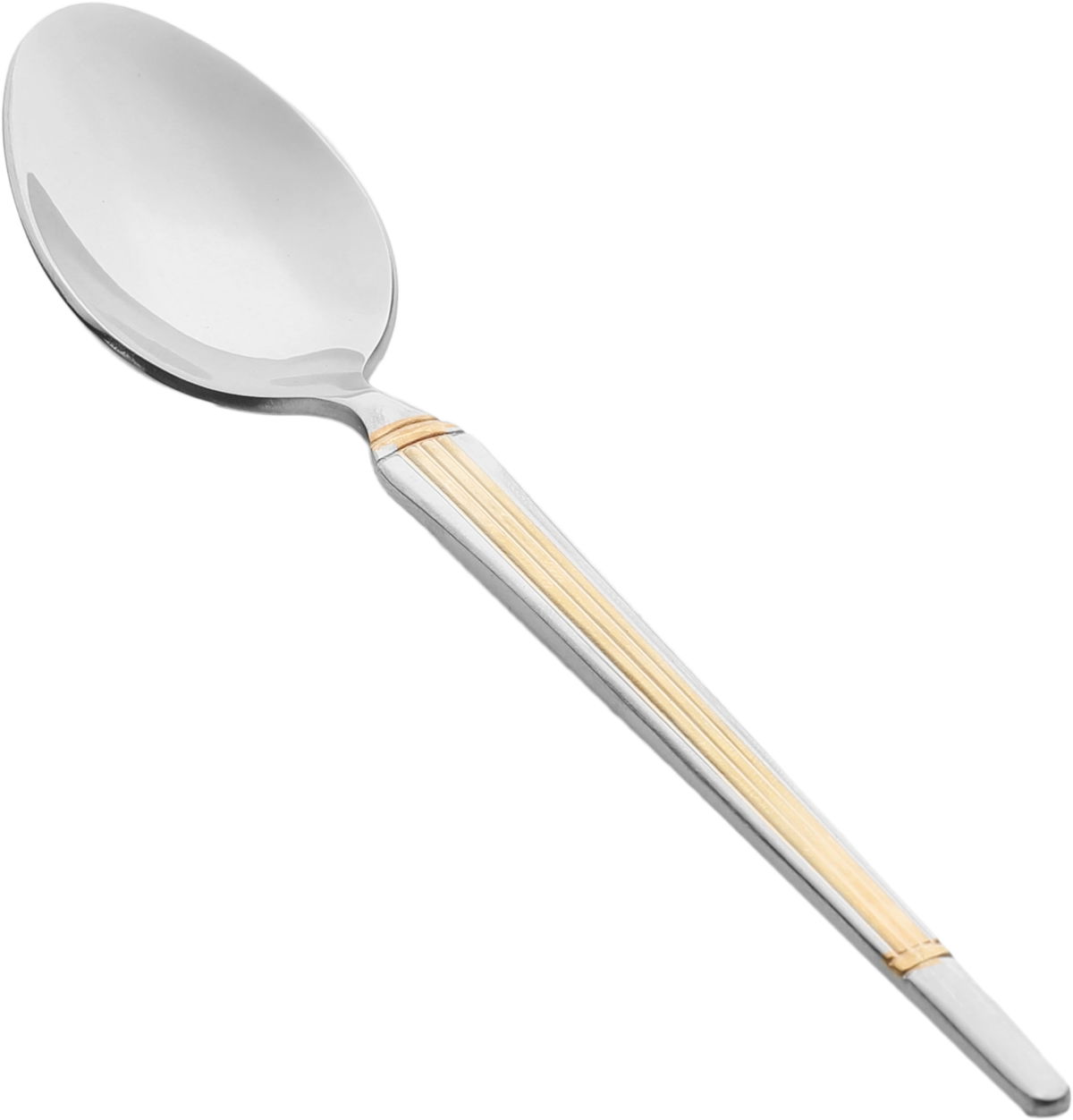 Al Saif Gallery steel cutlery set, 72 pieces - golden silver product image 33
