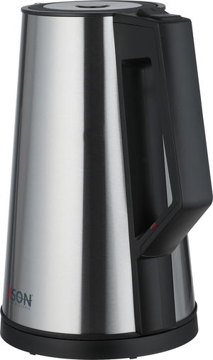 Edison D2020 stainless steel electric kettle, 22x16.5x27 cm, 2 liters, 1850-2200 watts - Silver Black product image 2