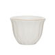 Al Saif Gallery porcelain coffee cup set, ribbed, with golden font, 12 pieces - white product image 3