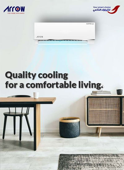 مكيف سبليت ارو، 24000 وحدة تبريد، بارد فقط، تحكم ذكي، فلتر مضاد للبكتريا، RO-24SHC-S - ابيض product image 4