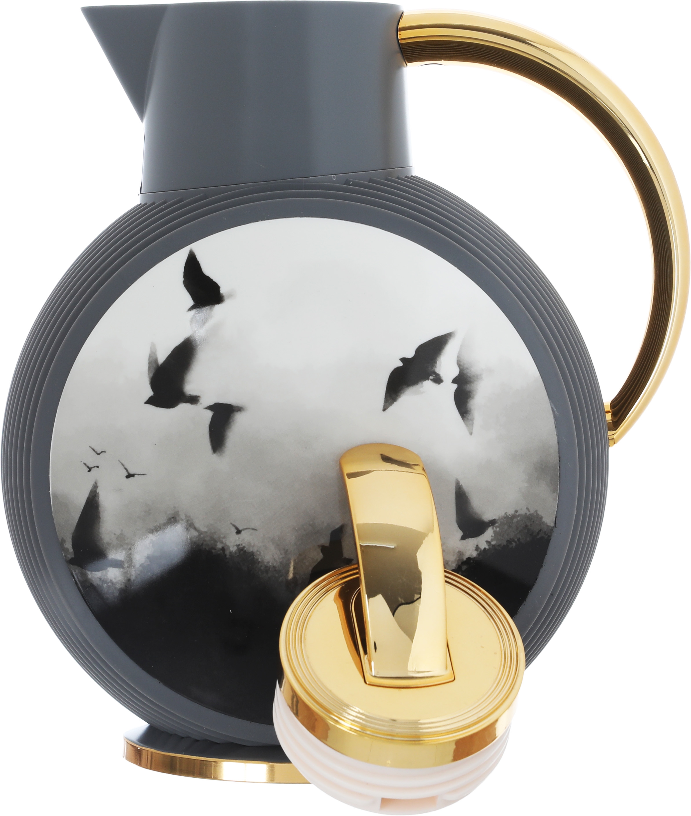 Glory Al-Jawhara Thermos, 900 ml, glass inner container, plastic outer shell - dark gray product image 3