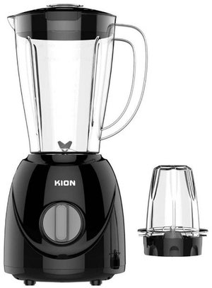 خلاط كهربائي كيون، 400 واط، 1.5 لتر، سرعتان، مع مطحنة، BBB4015PP00 - اسود product image