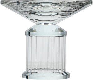 ستاند تقديم زجاج السيف غاليري، 15.5x15.5x13 سم، دائري، قاعدة أسطواني - شفاف product image 2