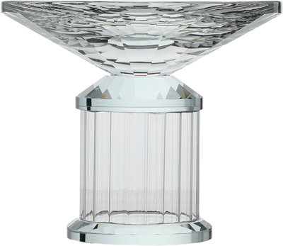 ستاند تقديم زجاج السيف غاليري، 15.5x15.5x13 سم، دائري، قاعدة أسطواني - شفاف product image 2