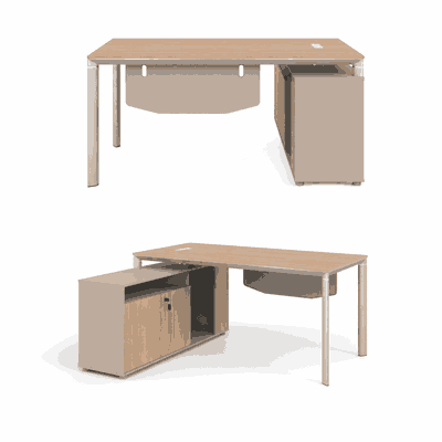 مكتب إداري مودرن خشب MDF، 75×140×70 سم - خشبي product image 2